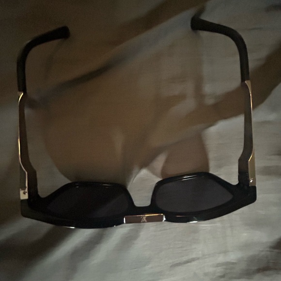 Unique LV Black with metal trim.  In original box, case and LV sunglasses pouch. - Picture 10 of 10